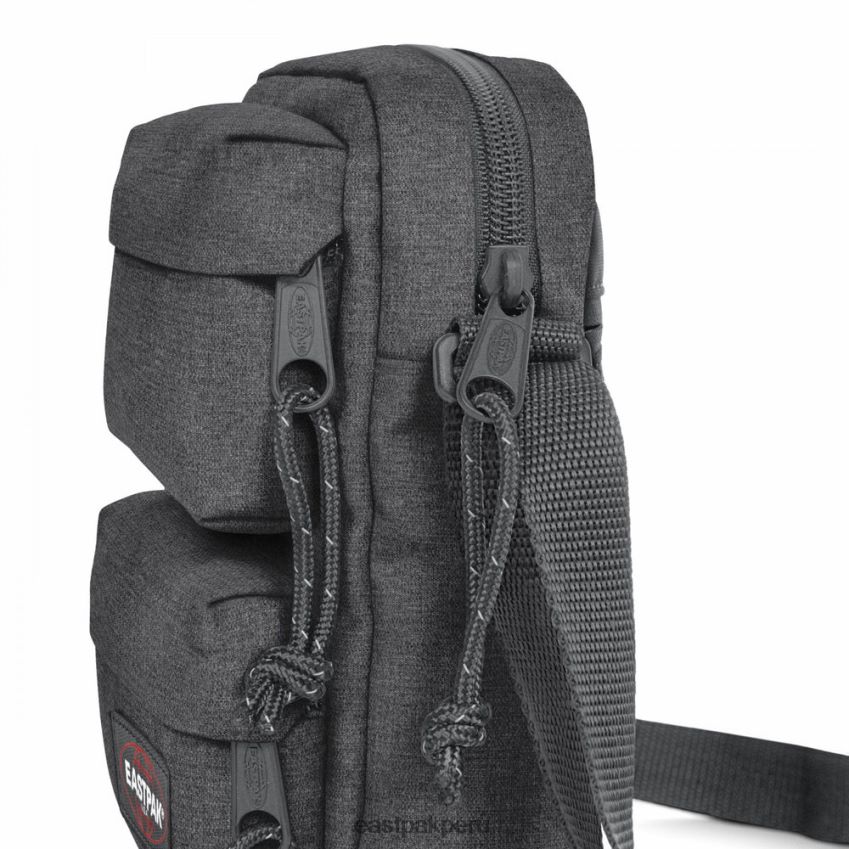 educación física Eastpak el que se duplicó mezclilla negra 62TTDP246 bolsas de hombro