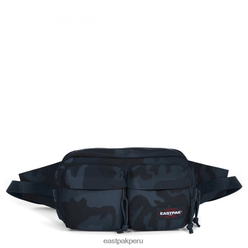 educación física Eastpak riñonera doble casual camuflaje azul marino 62TTDP313 bolsas
