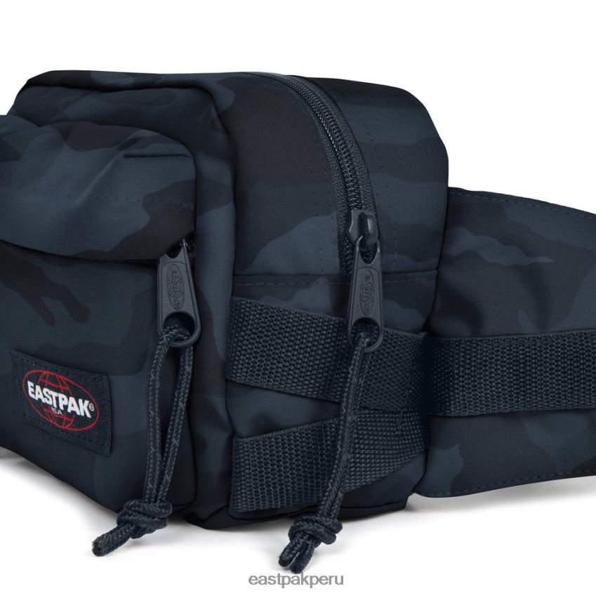 educación física Eastpak riñonera doble casual camuflaje azul marino 62TTDP313 bolsas
