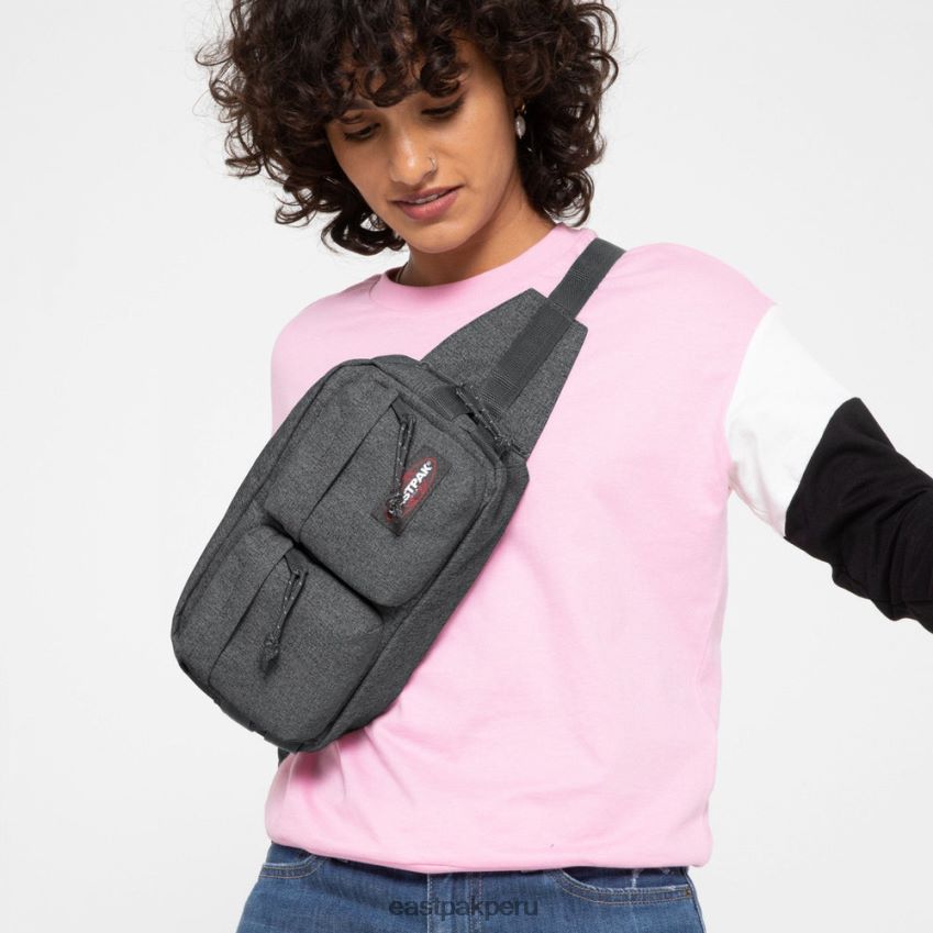 educación física Eastpak riñonera doble mezclilla negra 62TTDP297 bolsas
