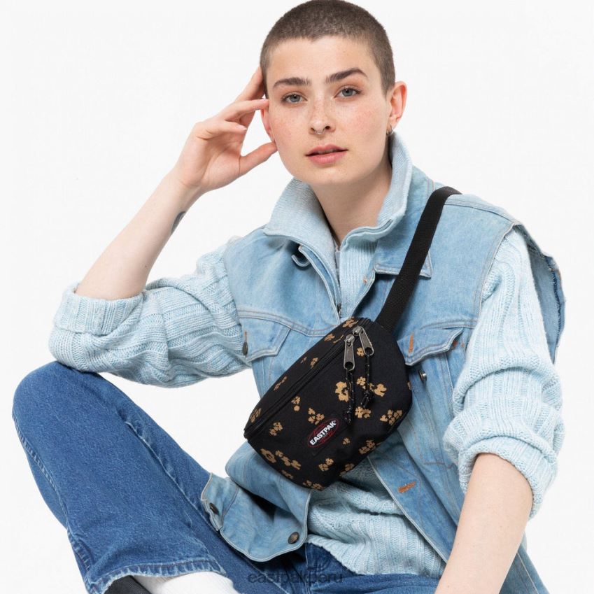 educación física Eastpak saltador flor brillo negro 62TTDP330 bolsas