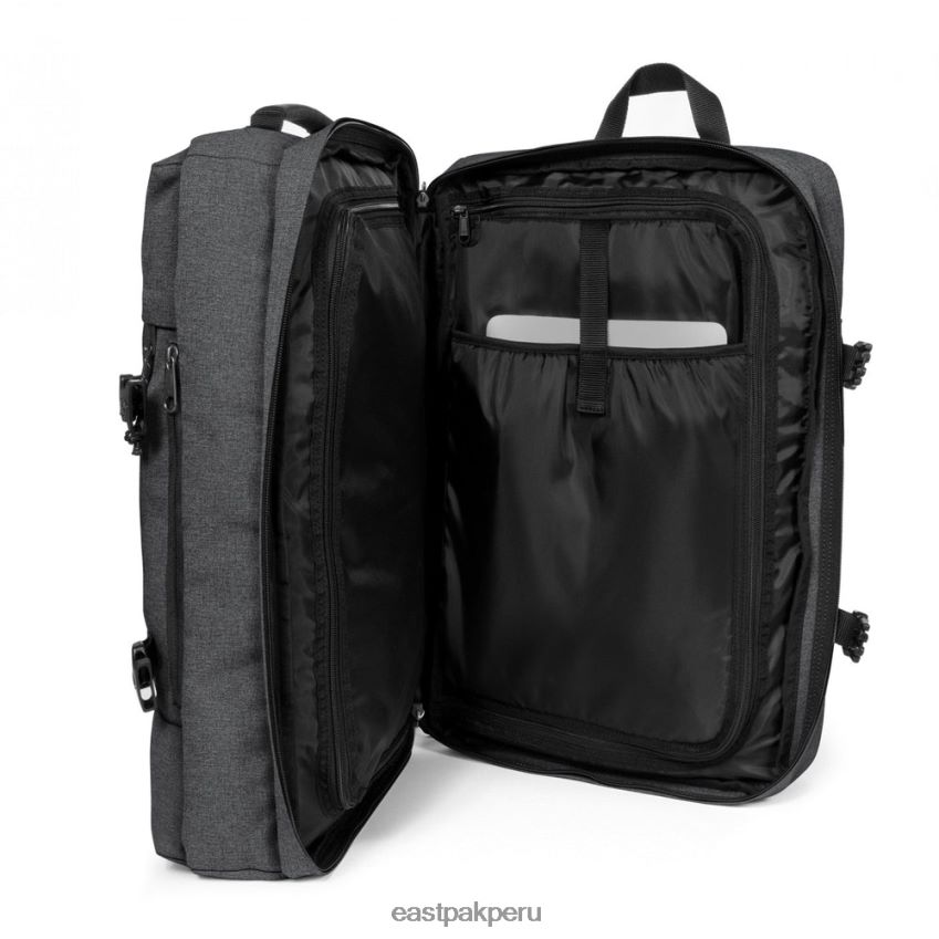 educación física Eastpak paquete de viaje mezclilla negra 62TTDP237 equipaje