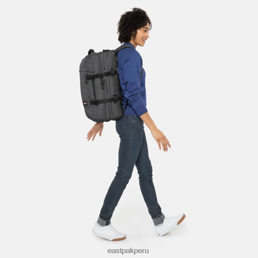 educación física Eastpak paquete de viaje mezclilla negra 62TTDP237 equipaje