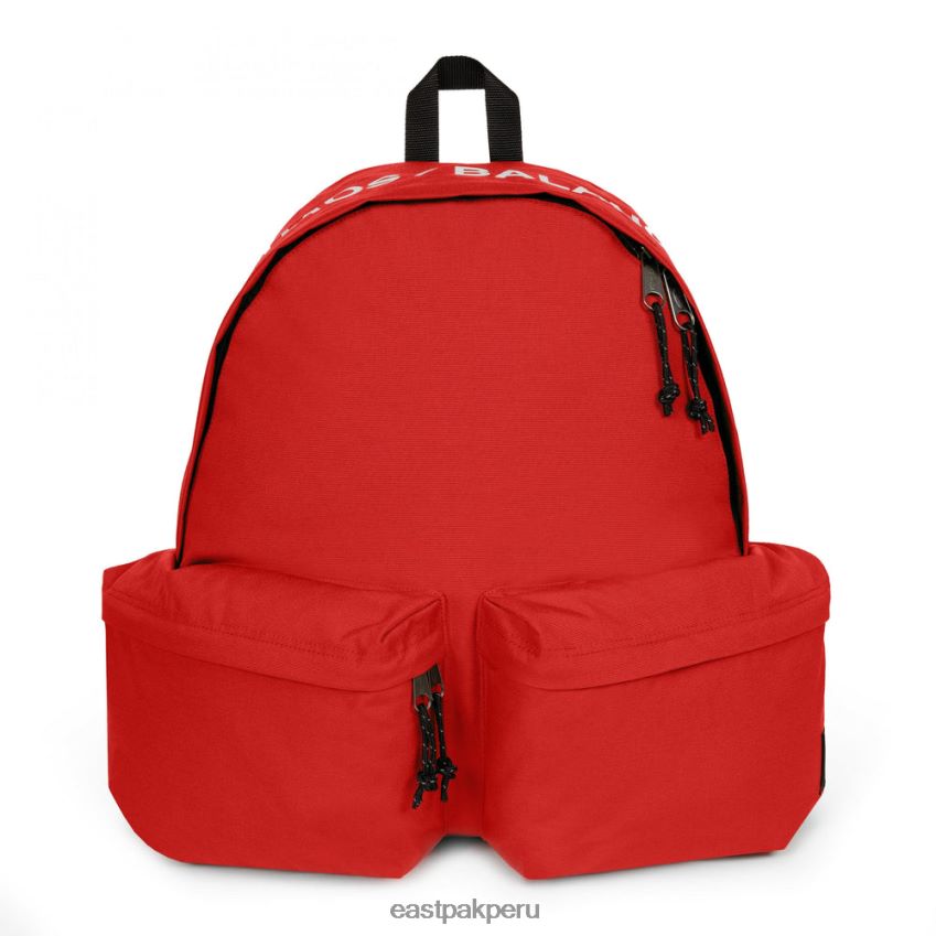 educación física Eastpak doble acolchado encubierto rojo 62TTDP21 mochilas