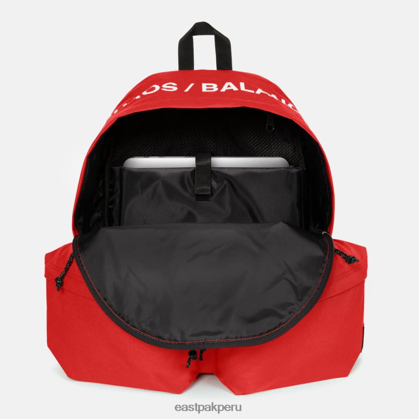 educación física Eastpak doble acolchado encubierto rojo 62TTDP21 mochilas