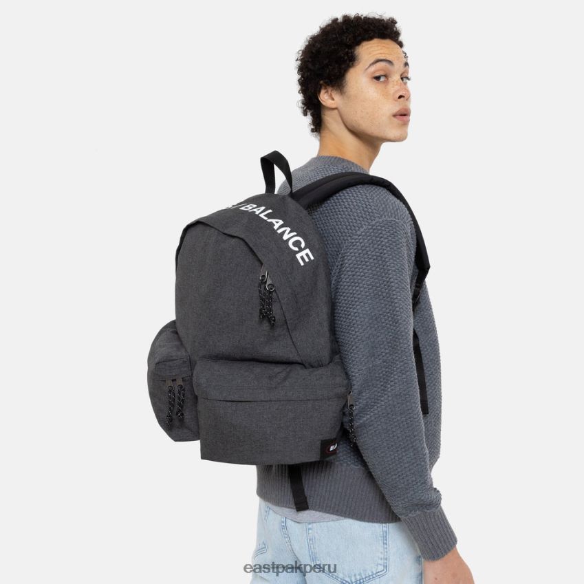 educación física Eastpak doble acolchado mezclilla negra encubierta 62TTDP30 mochilas