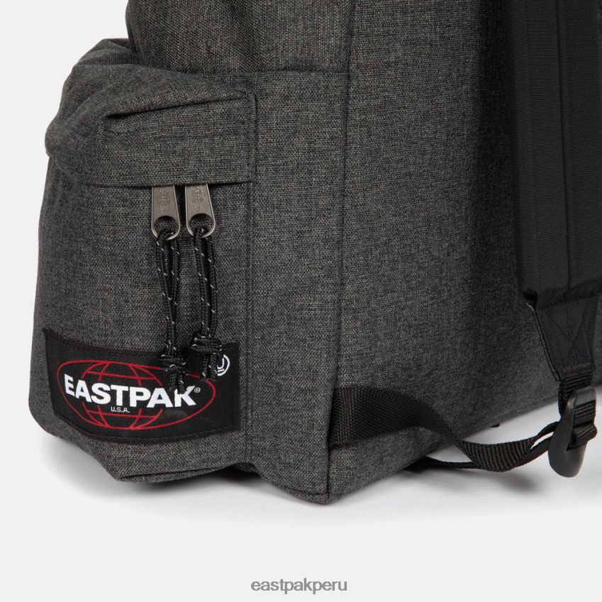 educación física Eastpak doble acolchado mezclilla negra encubierta 62TTDP30 mochilas
