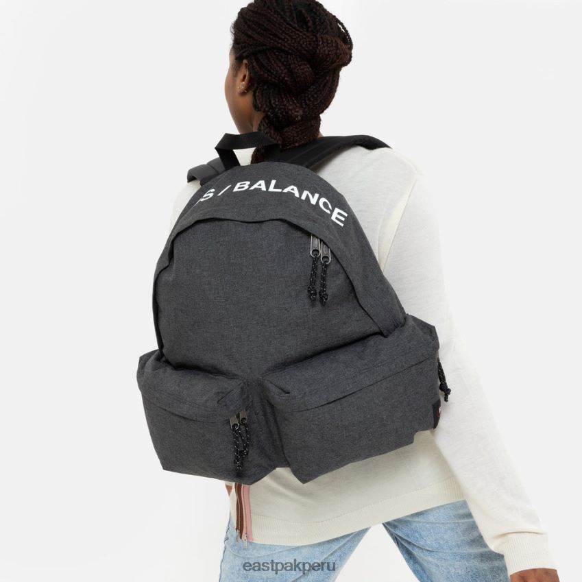 educación física Eastpak doble acolchado mezclilla negra encubierta 62TTDP30 mochilas