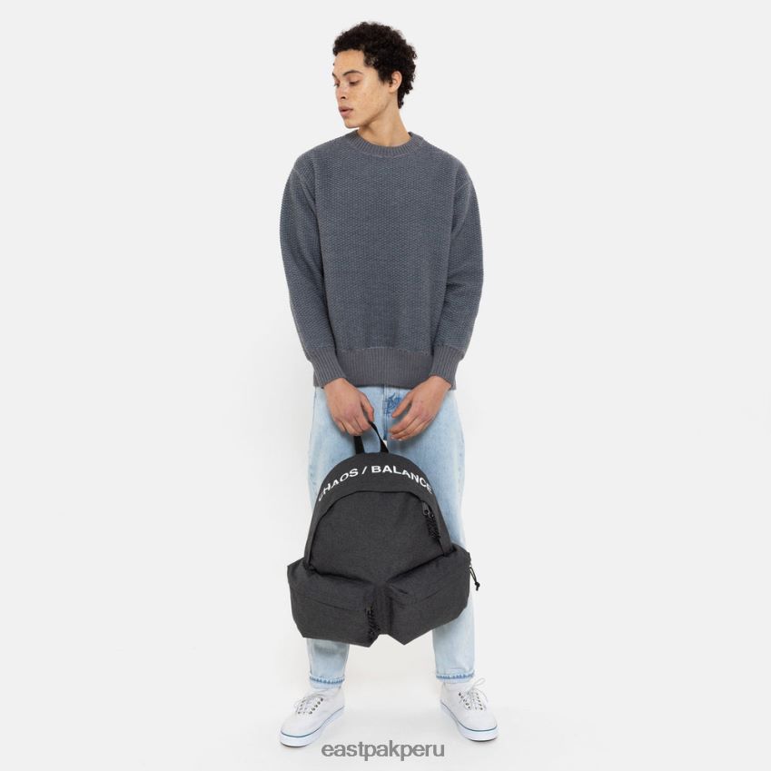 educación física Eastpak doble acolchado mezclilla negra encubierta 62TTDP30 mochilas