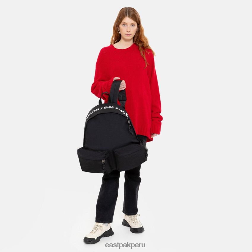 educación física Eastpak doble encubierto negro 62TTDP10 mochilas