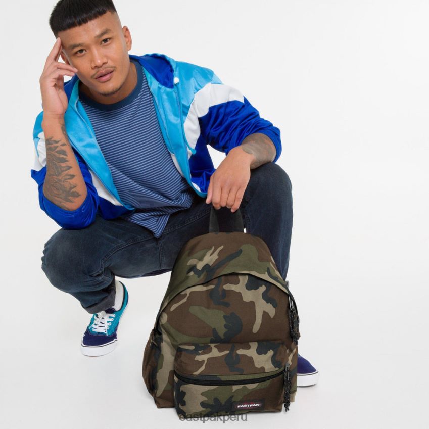 educación física Eastpak cremallera acolchada + camuflaje 62TTDP95 mochilas