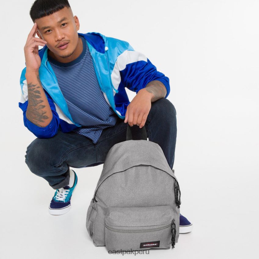 educación física Eastpak cremallera acolchada + domingo gris 62TTDP89 mochilas
