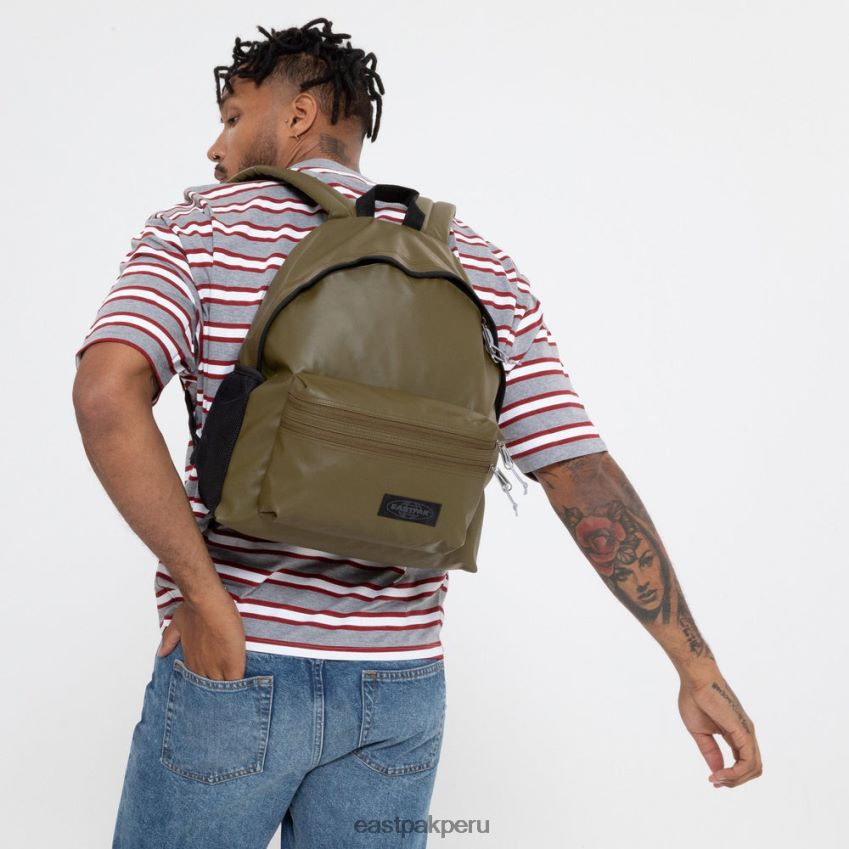 educación física Eastpak cremallera acolchada ejército de lona 62TTDP113 mochilas