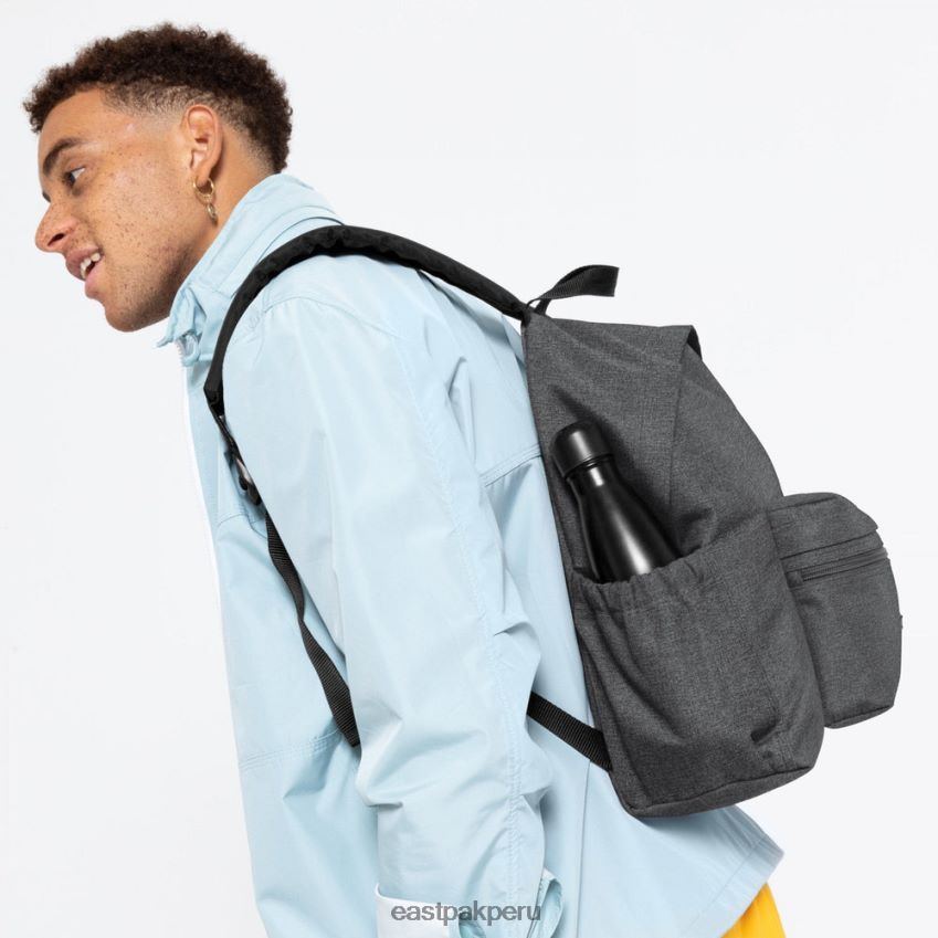 educación física Eastpak cremallera acolchada + mezclilla negra 62TTDP85 mochilas