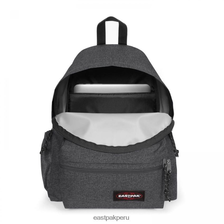 educación física Eastpak cremallera acolchada + mezclilla negra 62TTDP85 mochilas