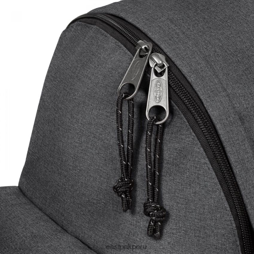 educación física Eastpak cremallera acolchada + mezclilla negra 62TTDP85 mochilas