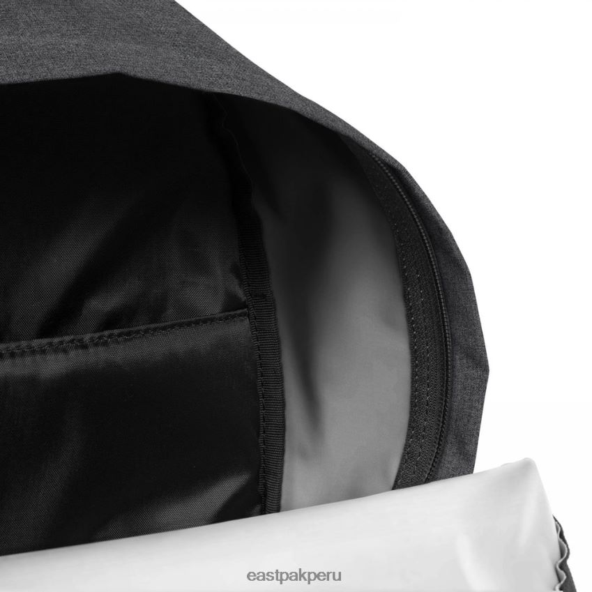 educación física Eastpak cremallera acolchada + mezclilla negra 62TTDP85 mochilas