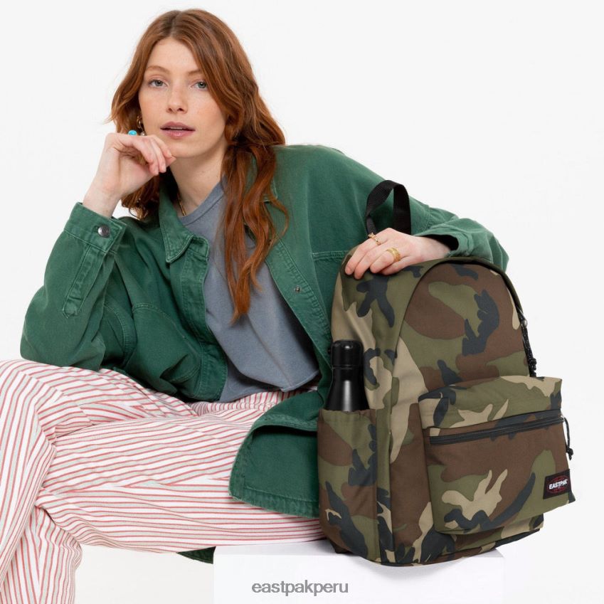 educación física Eastpak cremallera de la oficina camuflaje 62TTDP72 mochilas