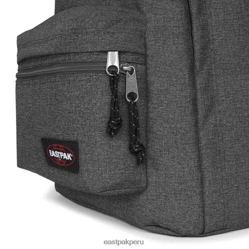 educación física Eastpak cremallera de la oficina mezclilla negra 62TTDP73 mochilas