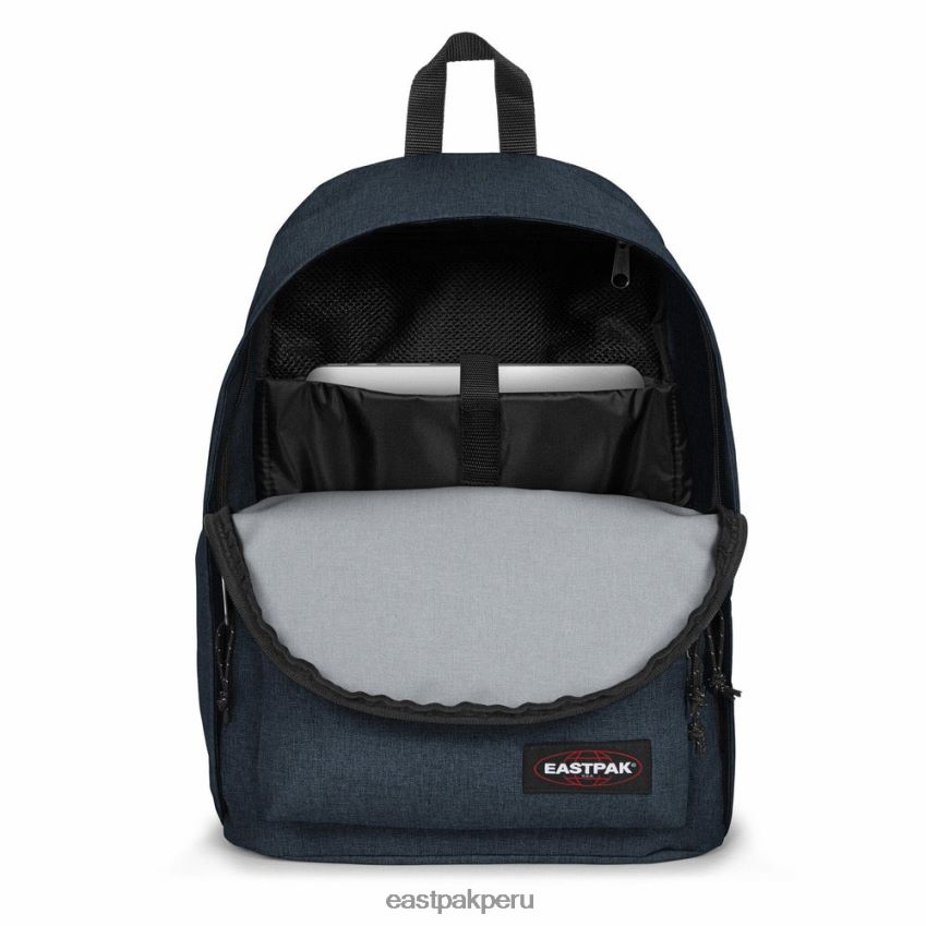 educación física Eastpak cremallera de la oficina mezclilla triple 62TTDP70 mochilas