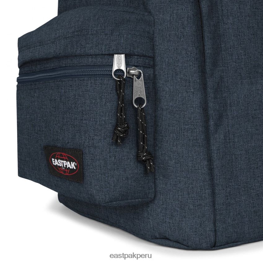 educación física Eastpak cremallera de la oficina mezclilla triple 62TTDP70 mochilas