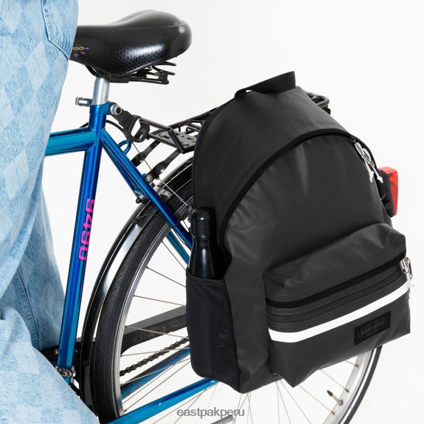 educación física Eastpak bicicleta con cremallera lona negra 62TTDP74 mochilas