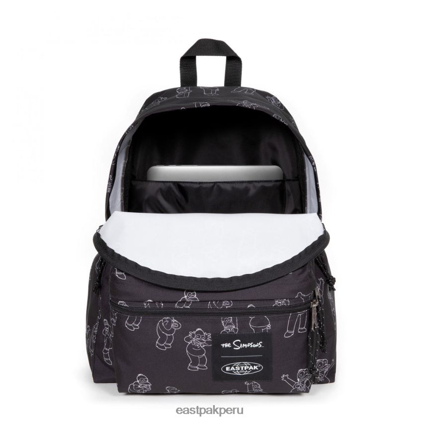 educación física Eastpak cremallera acolchada + los simpsons negros 62TTDP161 mochilas