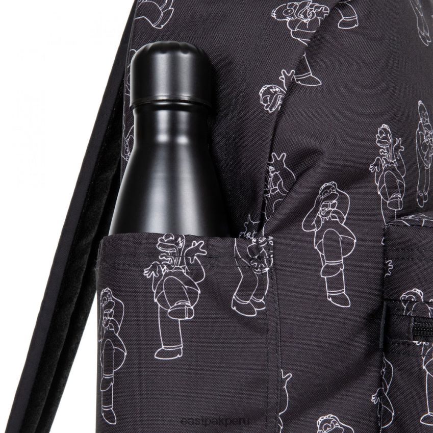 educación física Eastpak cremallera acolchada + los simpsons negros 62TTDP161 mochilas