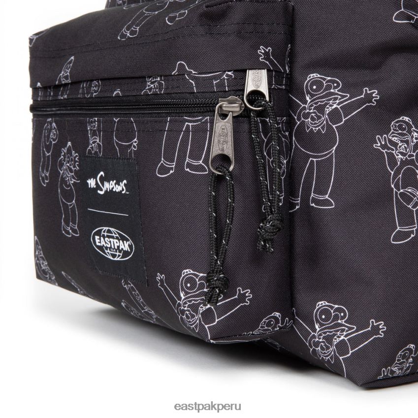 educación física Eastpak cremallera acolchada + los simpsons negros 62TTDP161 mochilas