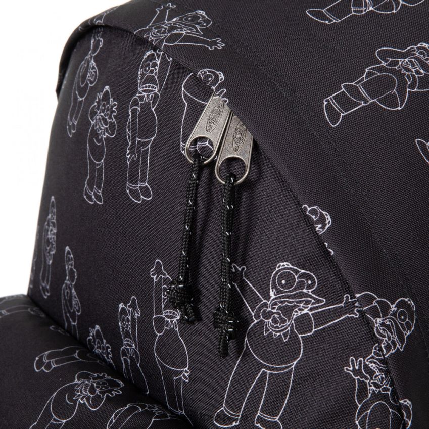 educación física Eastpak cremallera acolchada + los simpsons negros 62TTDP161 mochilas