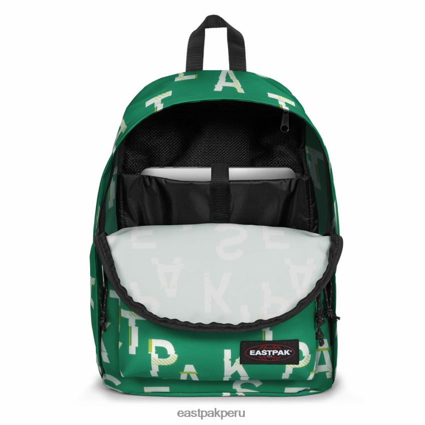 educación física Eastpak cremallera de la oficina puré verde 62TTDP176 mochilas