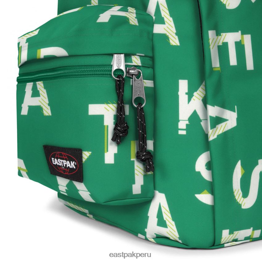 educación física Eastpak cremallera de la oficina puré verde 62TTDP176 mochilas