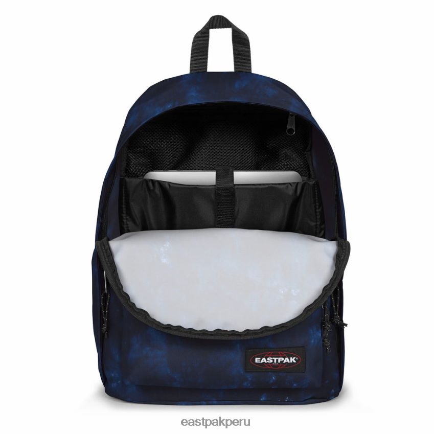 educación física Eastpak cremallera de la oficina tinte de camuflaje azul marino 62TTDP175 mochilas