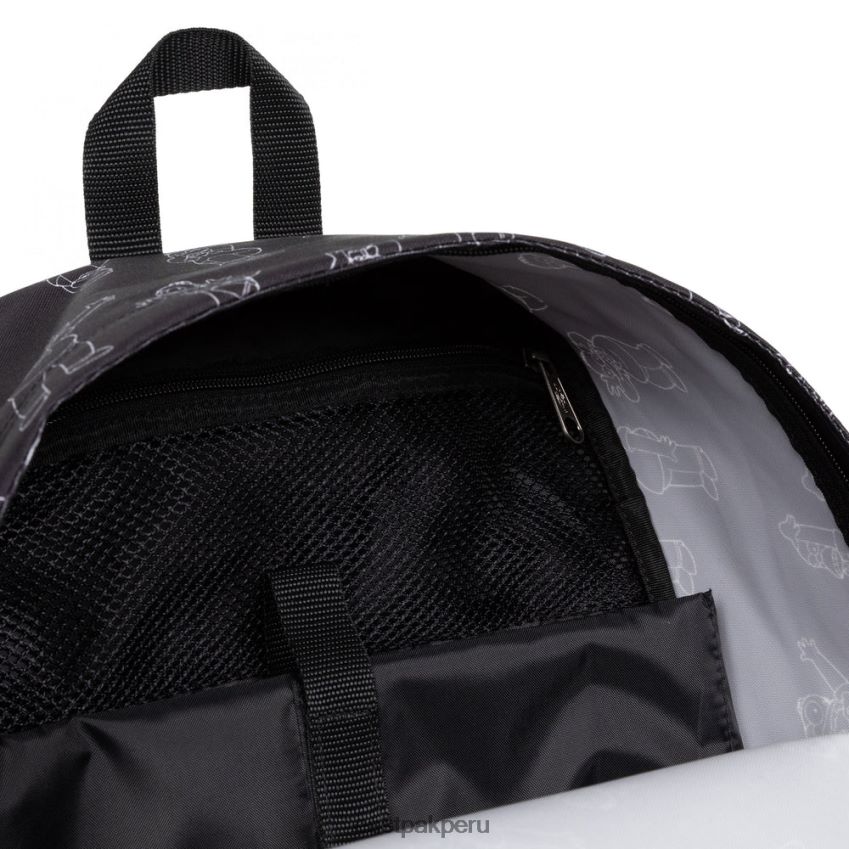 educación física Eastpak fuera de la oficina los simpsons negros 62TTDP165 mochilas