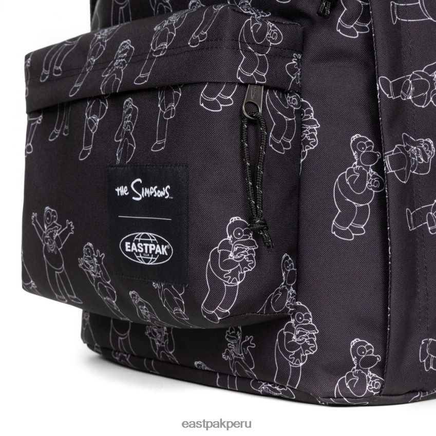 educación física Eastpak fuera de la oficina los simpsons negros 62TTDP165 mochilas