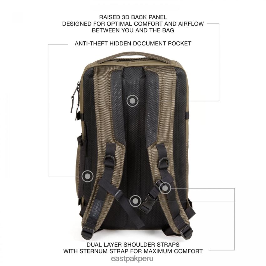 educación física Eastpak técum l arena blanca 62TTDP154 mochilas