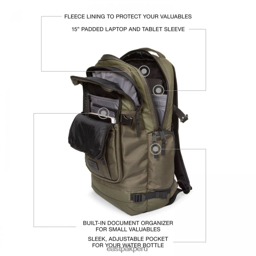 educación física Eastpak técum l arena blanca 62TTDP154 mochilas