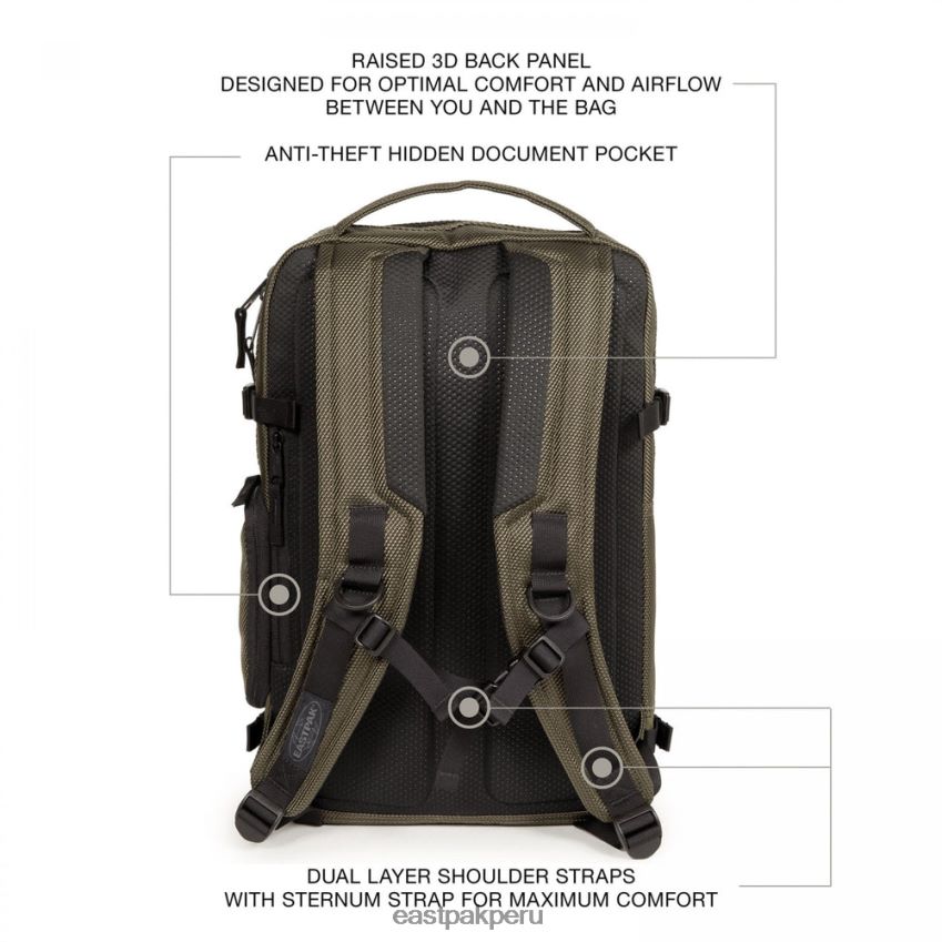 educación física Eastpak técum m cnnct caqui 62TTDP149 mochilas