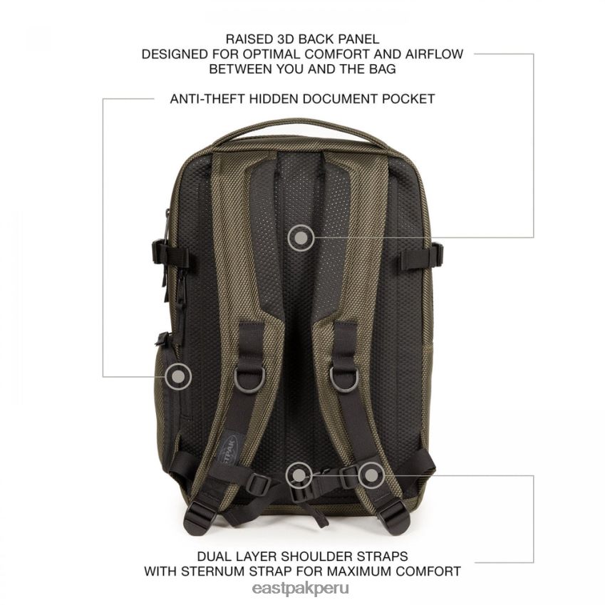 educación física Eastpak técum s cnnct caqui 62TTDP163 mochilas